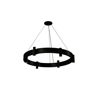 Flow 12-Light Pendant in Charcoal