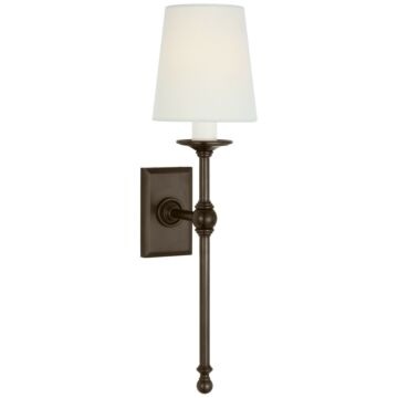Classic LED Wall Sconce in Bronze by Visual Comfort Signature