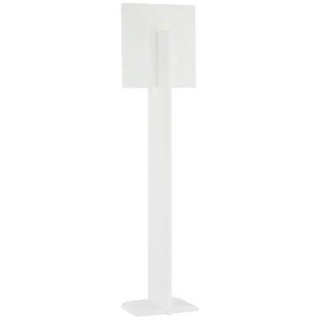 Lotura LED Floor Lamp in Museum White by Visual Comfort Signature
