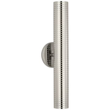 Precision LED Wall Sconce in Polished Nickel by Visual Comfort Signature