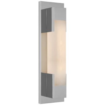 Covet LED Bathroom Vanity Light in Polished Nickel by Visual Comfort Signature