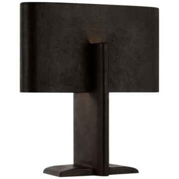 Lotura LED Table Lamp in Museum Black by Visual Comfort Signature