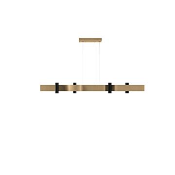 Flow 8-Light Pendant in Maple