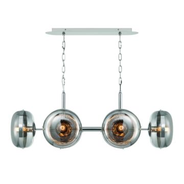 Nottingham  Chandelier in Nickel by Eurofase