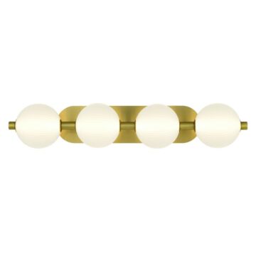 Palmas LED Bathroom Vanity Light in Gold by Eurofase