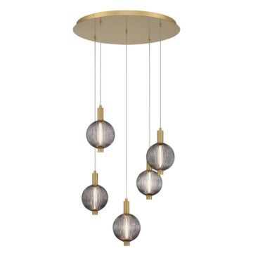 Palmas LED Pendant in Gold by Eurofase