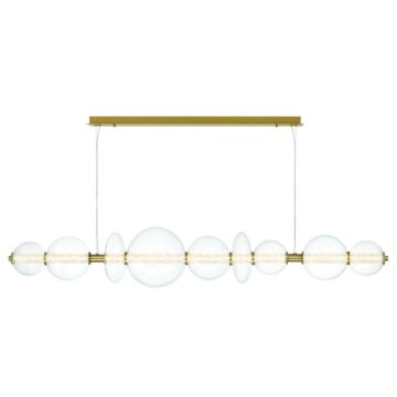Atomo LED Chandelier in Gold by Eurofase