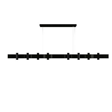 Flow 16-Light Pendant in Charcoal