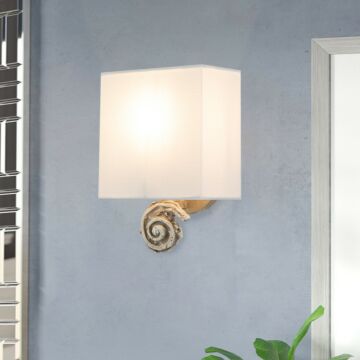 Swirl  Wall Sconce in Bone White by Lucas + McKearn