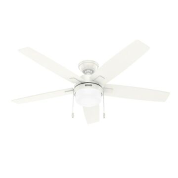 Anisten 52" Ceiling Fan in Fresh White by Hunter