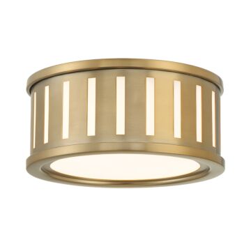 Kendal Two Light Flush Mount in Vibrant Gold by Crystorama