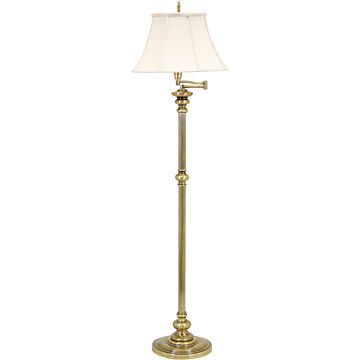 Newport Floor Lamp in Antique Brass by House of Troy