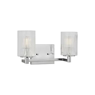 Lando  Wall   Bathroom Vanity Light in Chrome by Generation Lighting