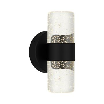 Kaia LED Outdoor Wall Mount in Matte Black by Quoizel