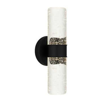 Kaia LED Outdoor Wall Mount in Matte Black by Quoizel