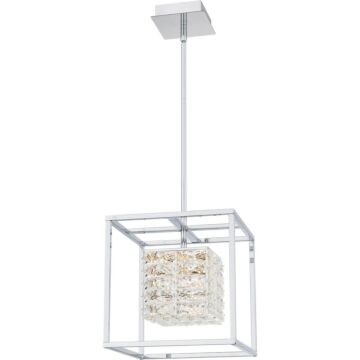 Dazzle LED Pendant in Polished Chrome by Quoizel