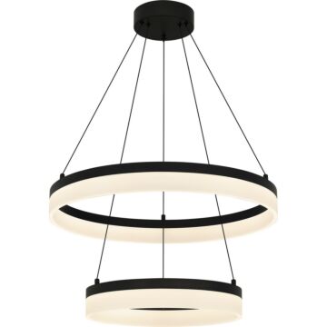 Cohen LED Pendant in Oil Rubbed Bronze by Quoizel