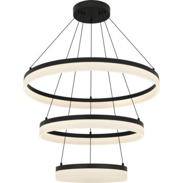 Cohen LED Pendant in Oil Rubbed Bronze by Quoizel