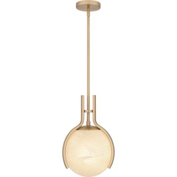 Quoizel Pendant One Light Pendant in Bronze Gold by Quoizel