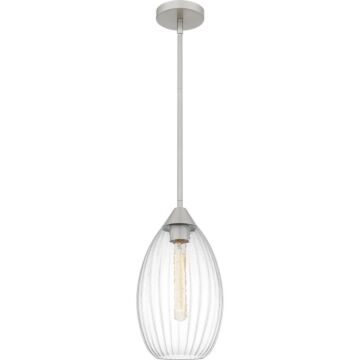 Quoizel Piccolo Pendant One Light Mini Pendant in Brushed Nickel by Quoizel