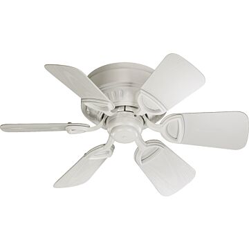 Medallion 30"Ceiling Fan in Studio White by Quorum International