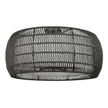 Everly Six Light Semi Flush Mount in Matte Black by Golden