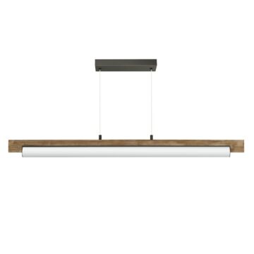 Joist LED Linear Pendant in Driftwood  Charcoal by ET2