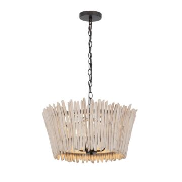 Baywood Four Light Chandelier in Textured Bronze by Maxim