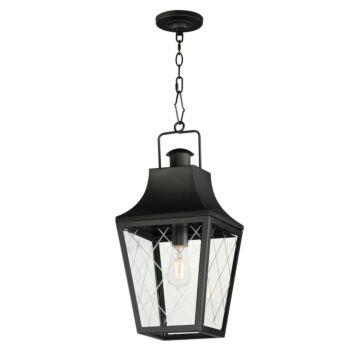 Storybook One Light Outdoor Pendant in Black by Maxim