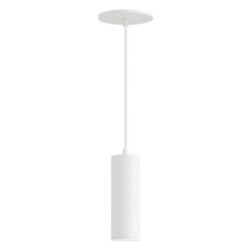 Calibro LED Outdoor Pendant in White by Maxim
