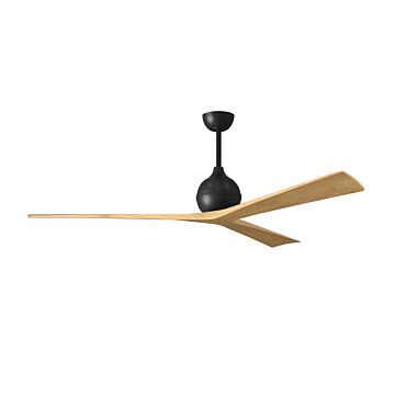 Irene-3 72" Ceiling Fan in Matte Black by Matthews Fan Company