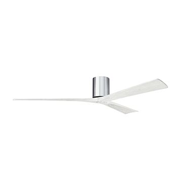 Irene-3H 72" Ceiling Fan in Polished Chrome by Matthews Fan Company