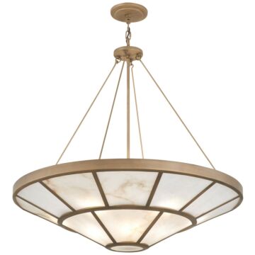 Istria 12 Light Pendant in Ashen Gold by Metropolitan