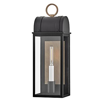 Campbell LED Outdoor Wall Mount in Black by Hinkley