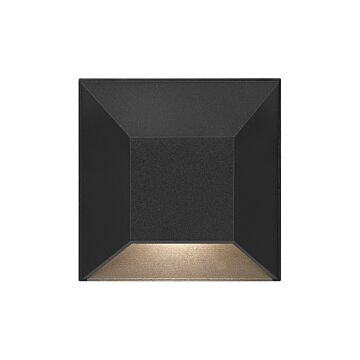Nuvi Deck Sconce LED Landscape Deck Light in Black