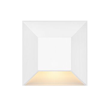 Nuvi Deck Sconce LED Landscape Deck Light in Matte White