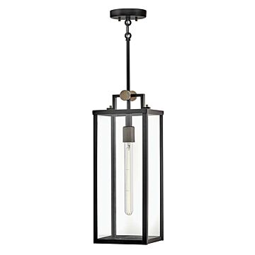 Catalina LED Hanging Lantern in Black by Hinkley