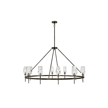 Ana LED Chandelier in Black Oxide by Hinkley