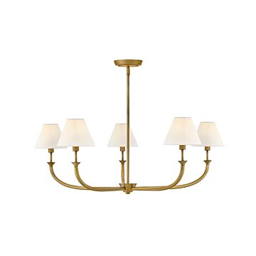 Greta LED Chandelier in Heritage Brass by Hinkley