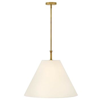 Greta LED Pendant in Heritage Brass by Hinkley