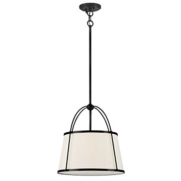 Clarke LED Pendant in Black by Hinkley
