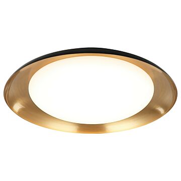 Lalonde LED Ceiling Mount in Black by Matteo Lighting