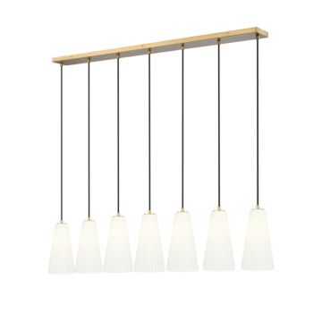 Farrell  Linear Chandelier in Modern Gold by Z-Lite