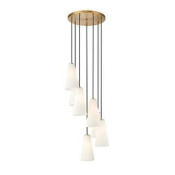 Farrell  Chandelier in Modern Gold by Z-Lite