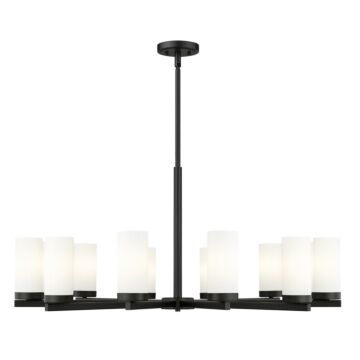 Danica  Chandelier in Matte Black by Z-Lite