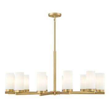 Danica  Chandelier in Modern Gold by Z-Lite