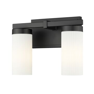 Danica  Bathroom Vanity Light in Matte Black by Z-Lite