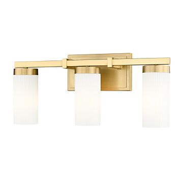 Danica  Bathroom Vanity Light in Modern Gold by Z-Lite