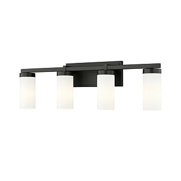 Danica  Bathroom Vanity Light in Matte Black by Z-Lite
