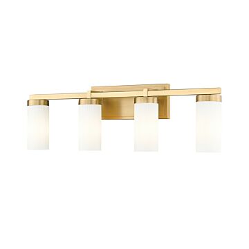 Danica  Bathroom Vanity Light in Modern Gold by Z-Lite